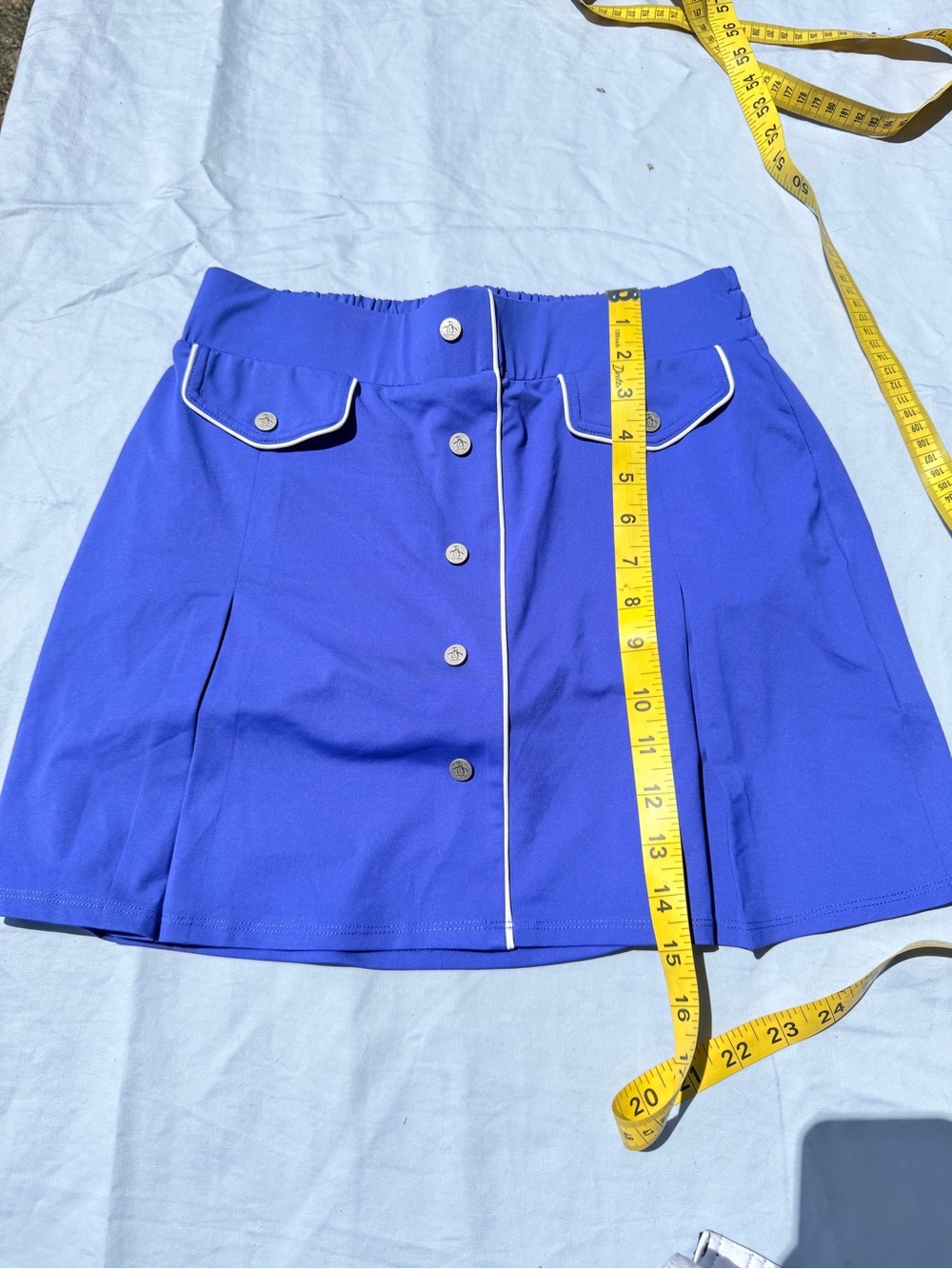 Original Penguin Royal Blue Athletic Skirt with Elastic Waist